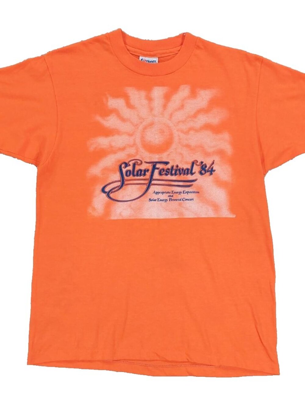 Vintage 80s Solar Music Festival T-Shirt Sz Large, New Riders of the Purple Sage